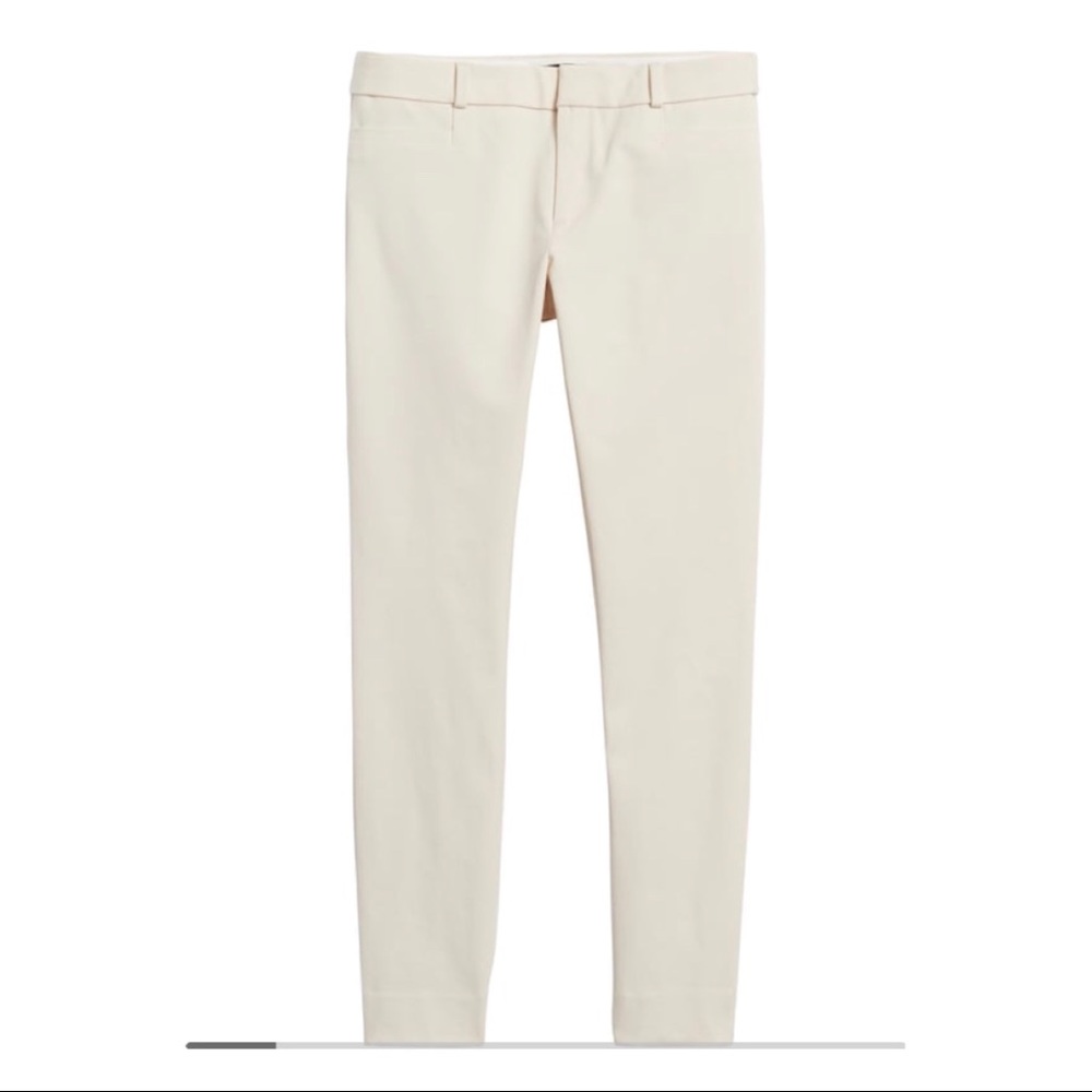 Sloan Cropped Straight-Legged Dress Pant